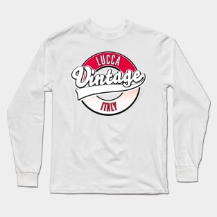 Lucca vintage style logo Long Sleeve T-Shirt